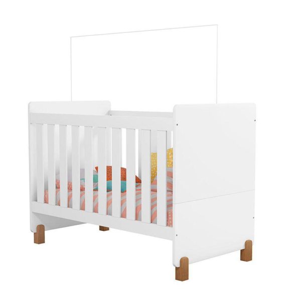 Berço Mini Cama Melody Branco Estrela - Móveis Estrela Baby - Image 4