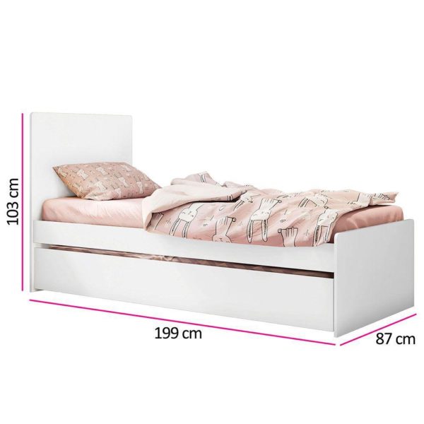 Berço Bicama Multifunção Amore Branco Atóxica Móveis Estrela - Image 9