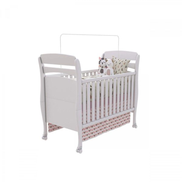 Berço Mini Cama com Suporte Mosquiteiro Crystal - Image 2