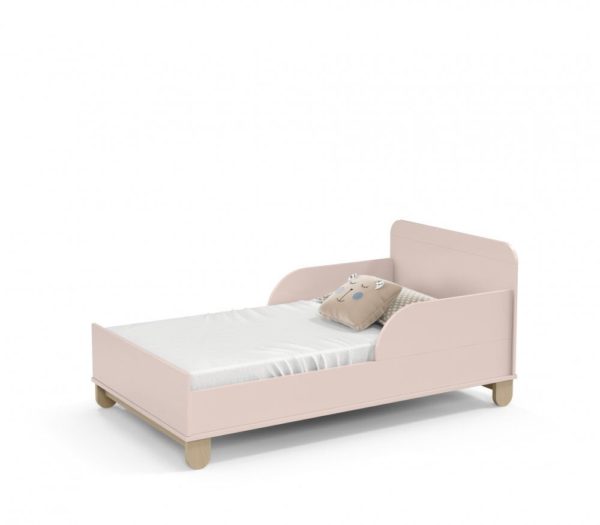 Berço Zupy Laqueado Branco Soft/Rose - Image 2