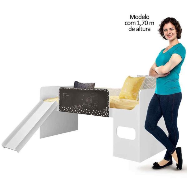 Cama Infantil com Escorregador e Lousa Multifuncional Pura Magia - Image 12