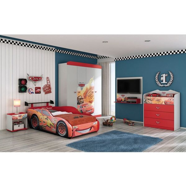 Cama Carros Disney Star com Aerofólio Star Pura Magia - Image 2