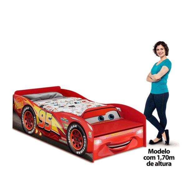 Cama Infantil Carros Disney Premium com Baú Pura Magia - Image 7