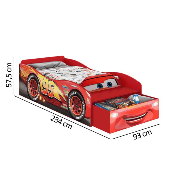 Cama Infantil Carros Disney Premium com Baú Pura Magia - Image 9