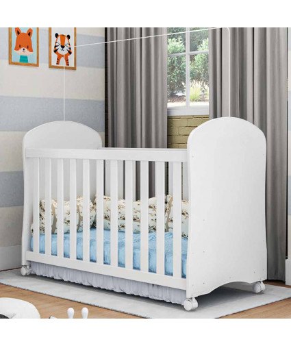 Berço e Mini Cama Flex Smim Branco - Maisa Baby